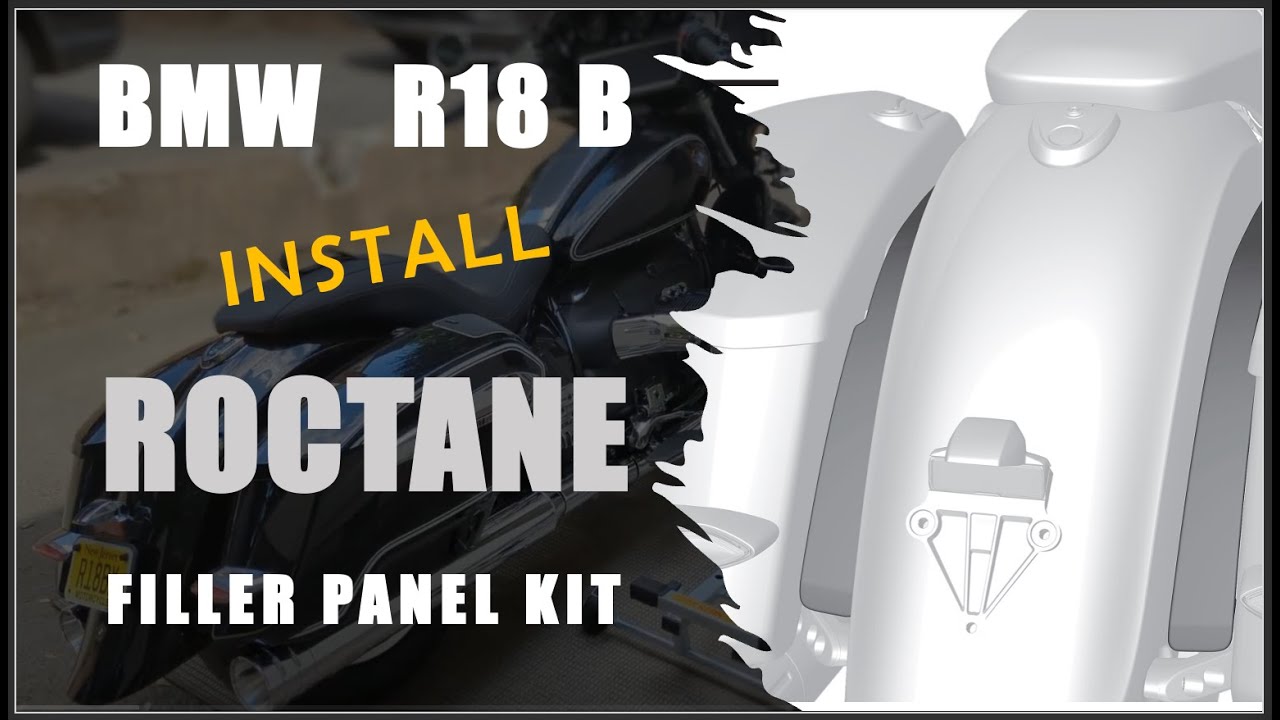BMW R18 B TC ROCTANE Filler Panel Retrofit Install