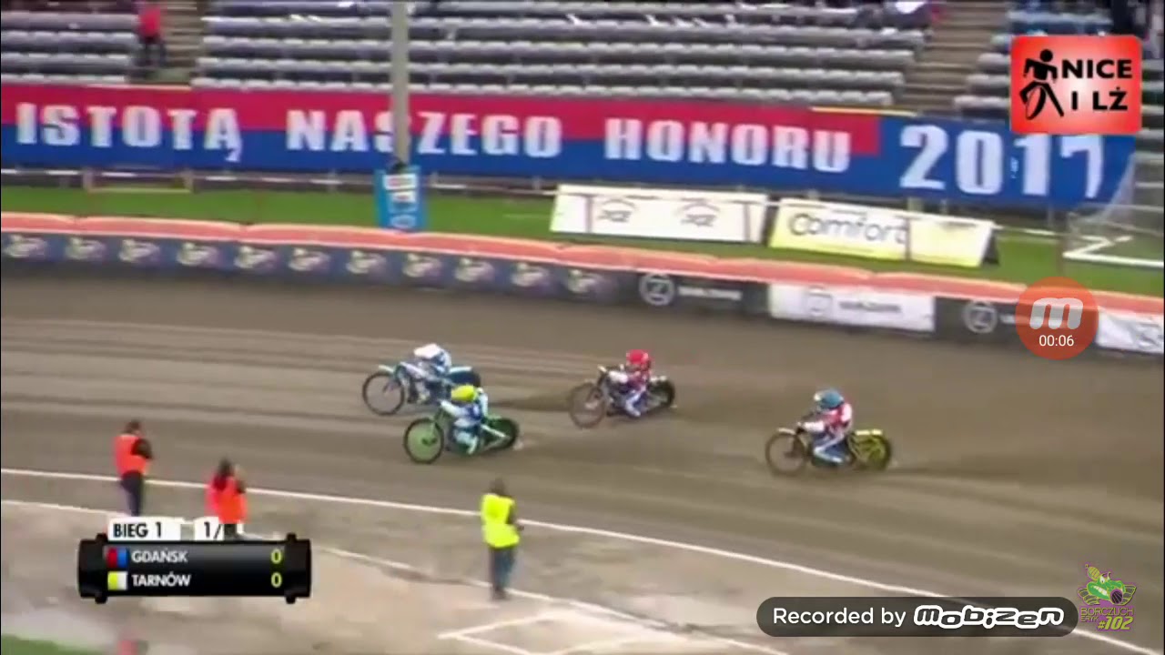 Dwa wypadki Nice 1 Liga Żużlowa!