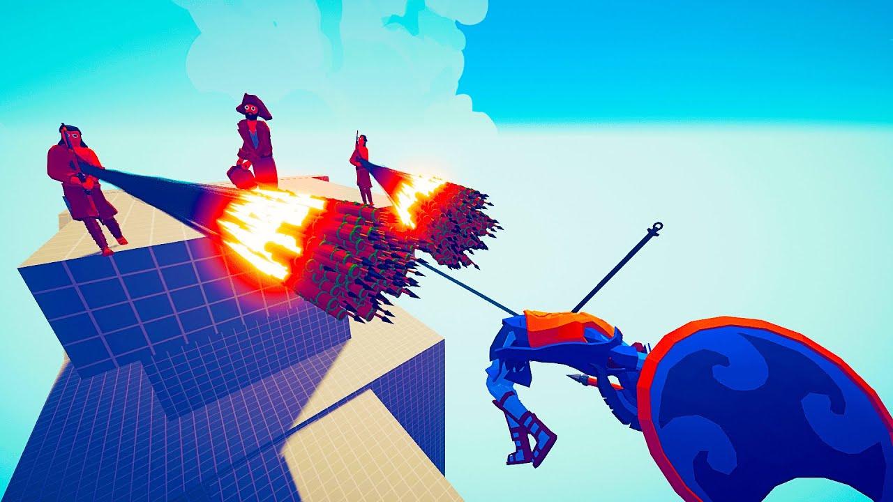 1 HARPOONER & 2 GOD FIREWORKS vs DIFFERENT UNITS | Totally Accurate Battle Simulator