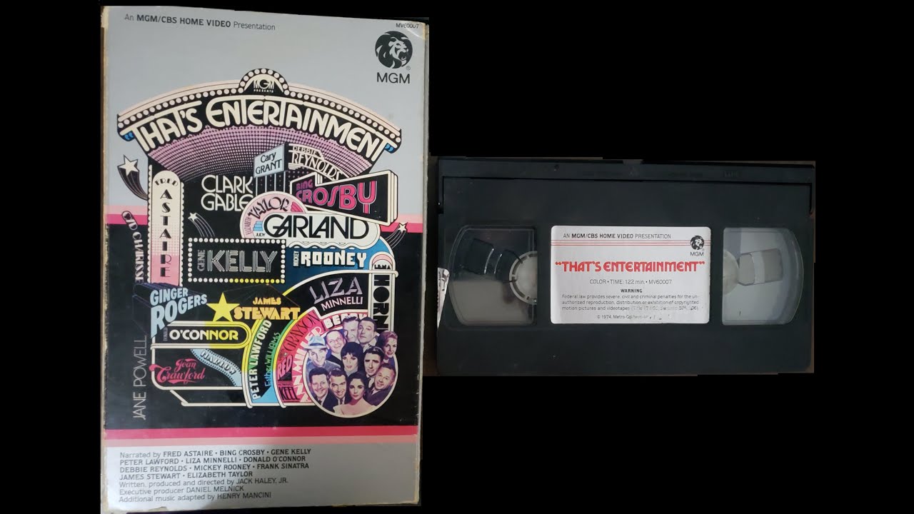 Closing to That's Entertainment! 1980 VHS