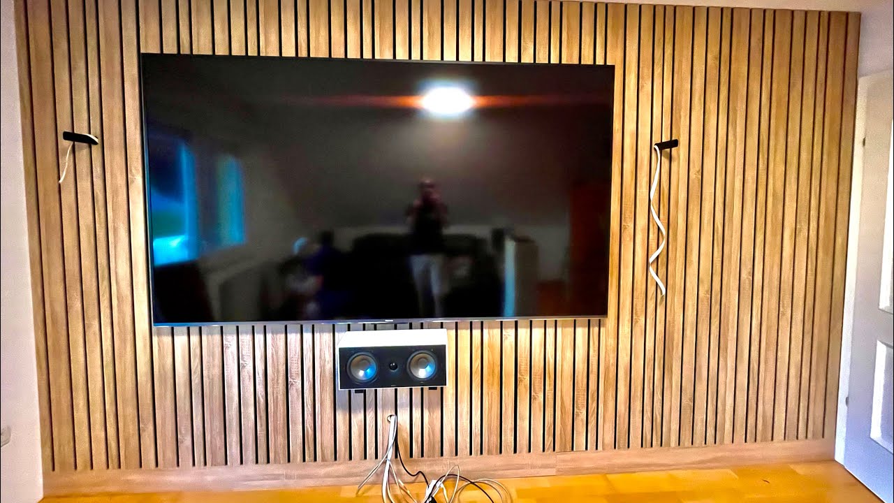 Akustikpaneele anbringen + Montageanleitung, Höhenverstellung des *Hisense 100U7KQ*📺✅