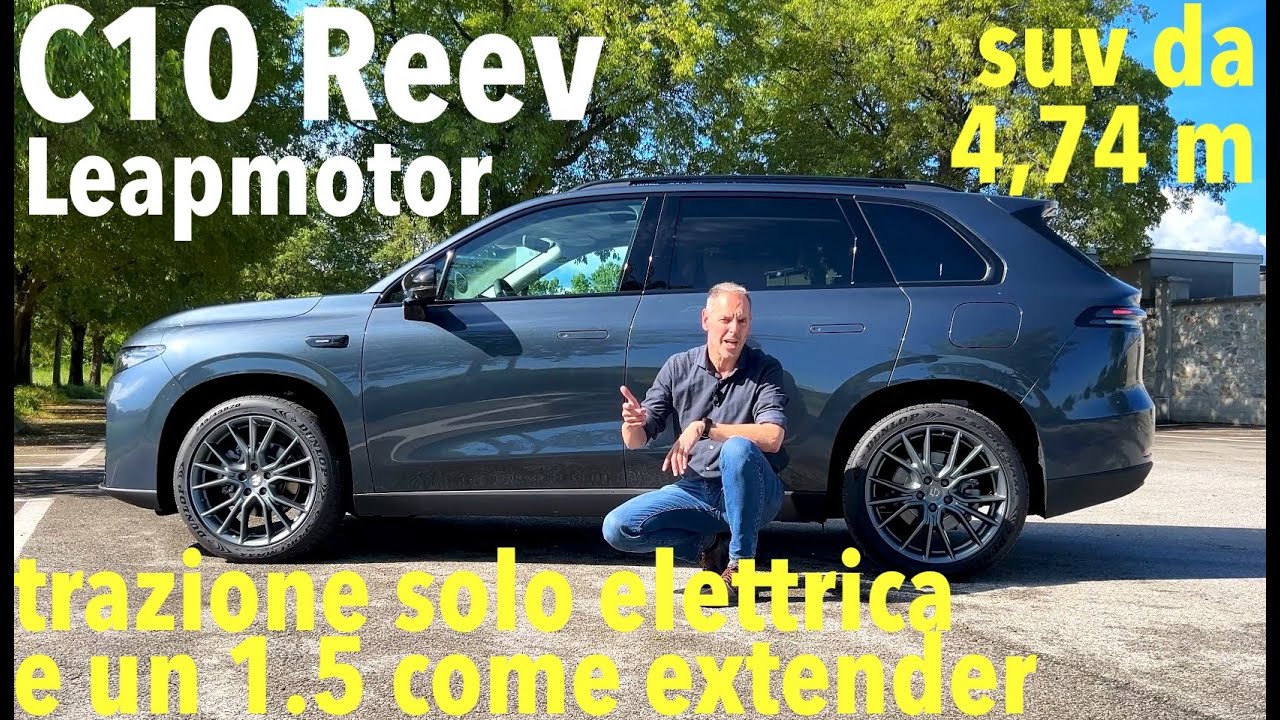 LEAPMOTOR C10 REEV: trazione solo elettrica ed extender a benzina per questo ibrido in serie