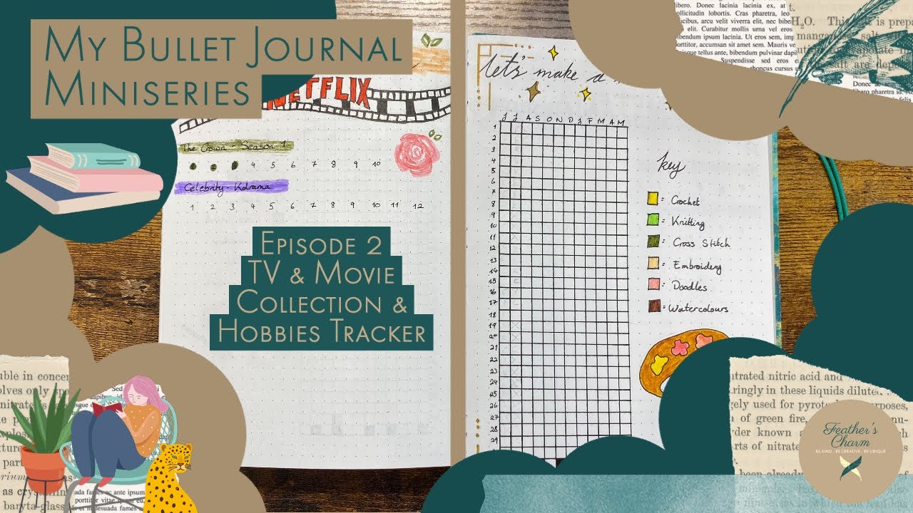 Journal With Me | My Bullet Journal Miniseries | TV & Movies Collection And Hobbies Tracker