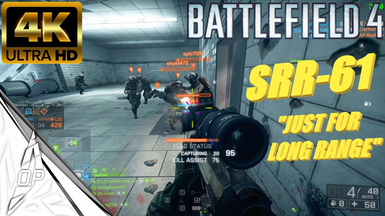 BF4 SRR-61 8X CQB _ BATTLEFIELD 4 PC GAMEPLAY [4K 60FPS] #gameplay #battlefield4 #bf4 #4k #60fps