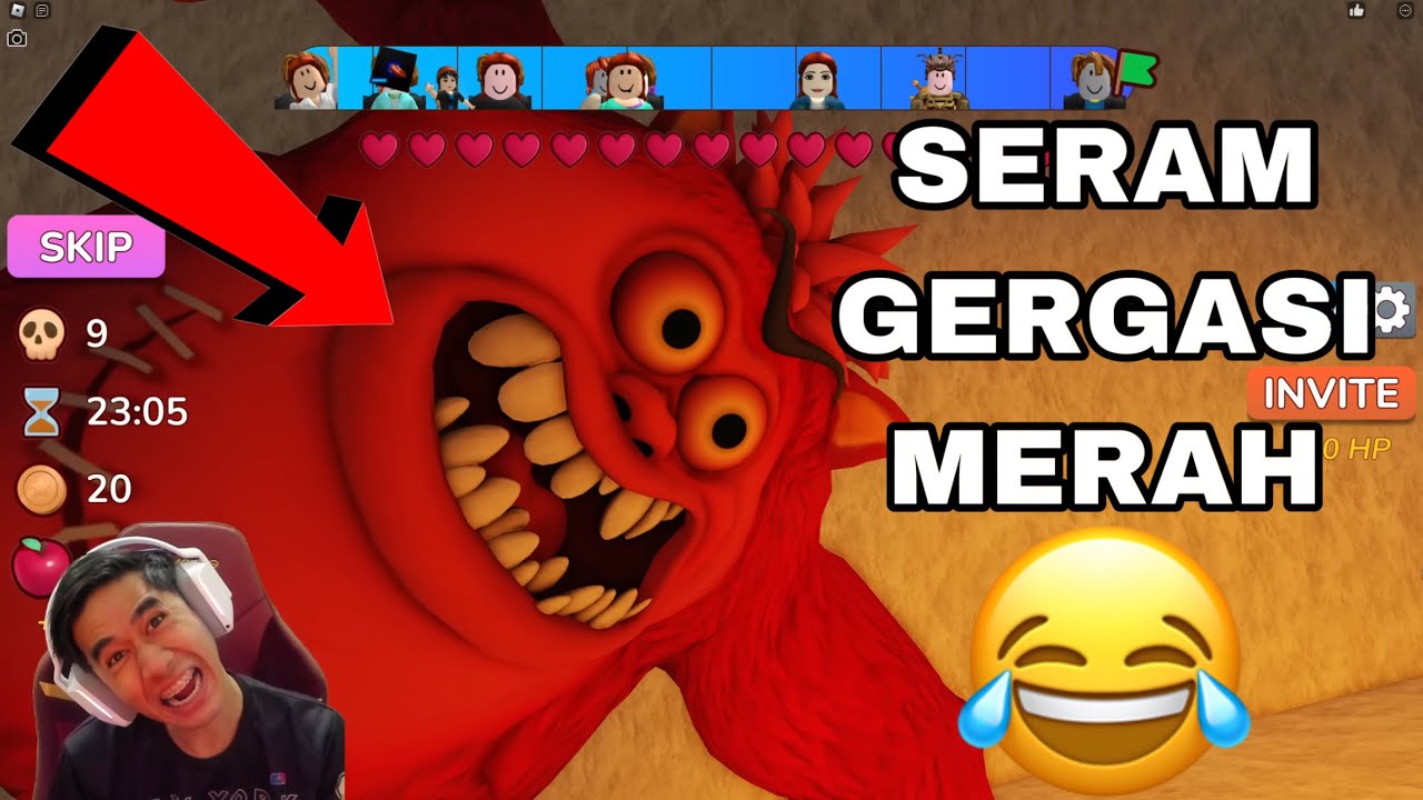 SERAM GERGASI MERAH DEKAT SEKOLAH 😭 GRAND SCHOOL ESCAPE 😈