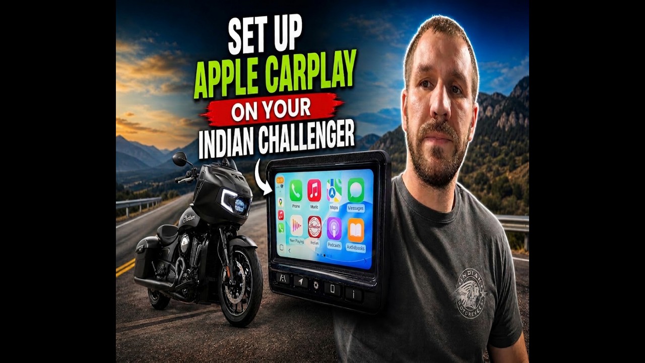 Apple CarPlay Setup for Indian Challenger Motorcycle