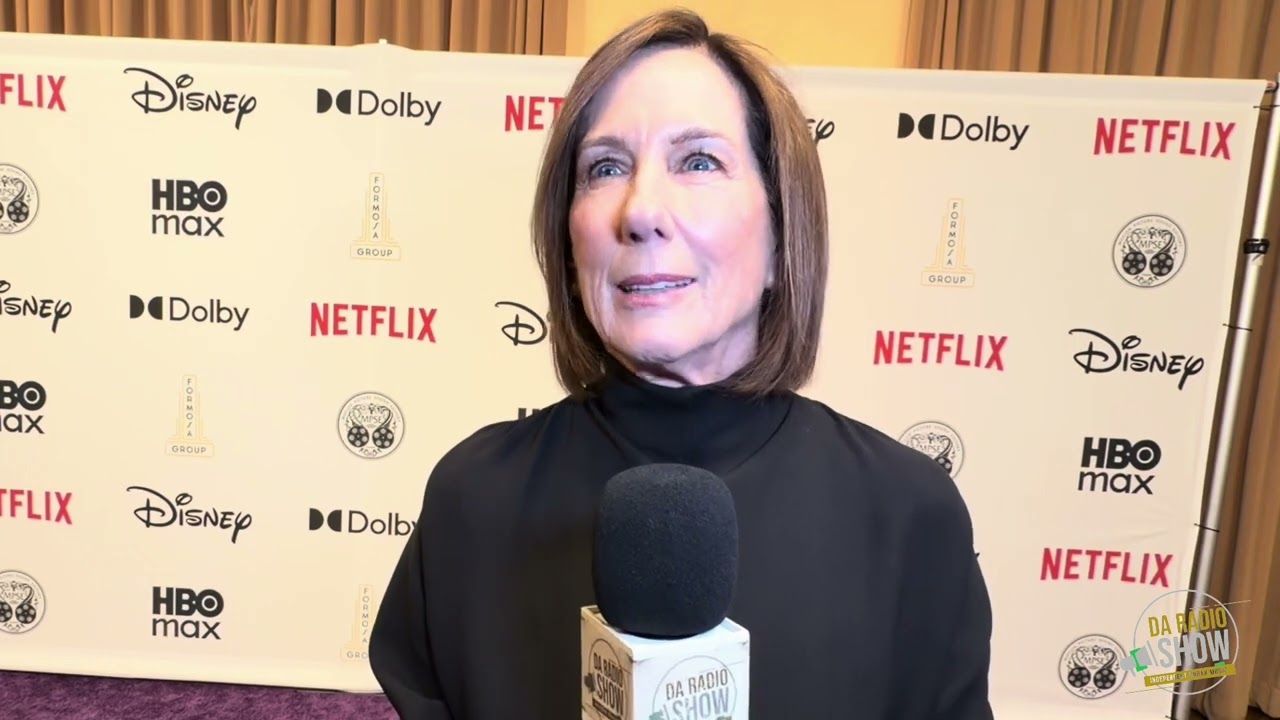  Kathleen Kennedy (former President of Lucasfilm at the MPSE Golden Reel Awardsin Los Angeles, CA