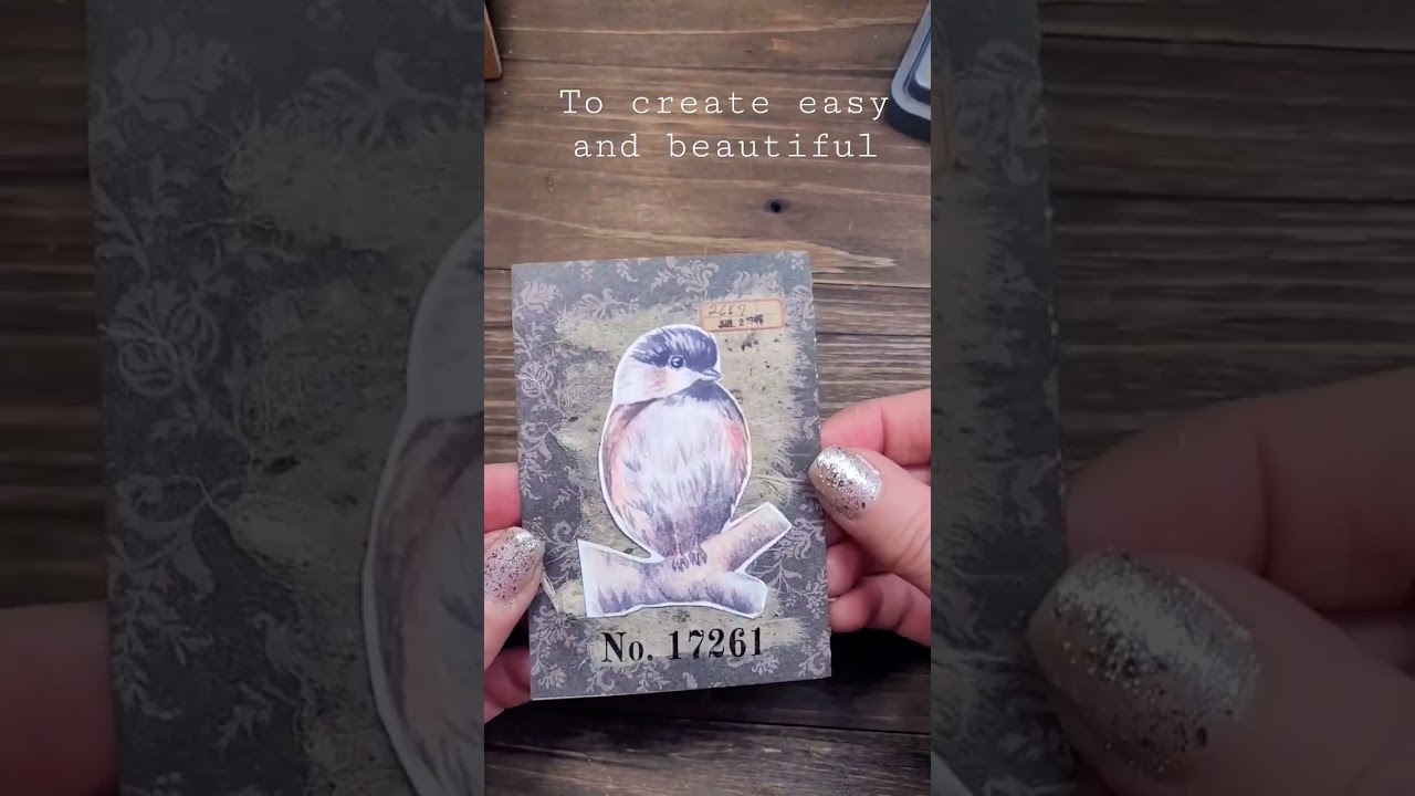 Clear pocket tags with recycled packaging