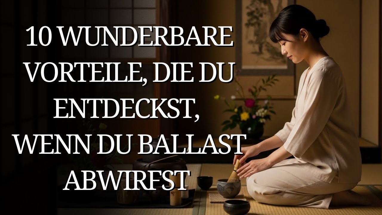 10 wunderbare Vorteile, die du entdeckst, wenn du Ballast abwirfst | Japanischer Minimalismus