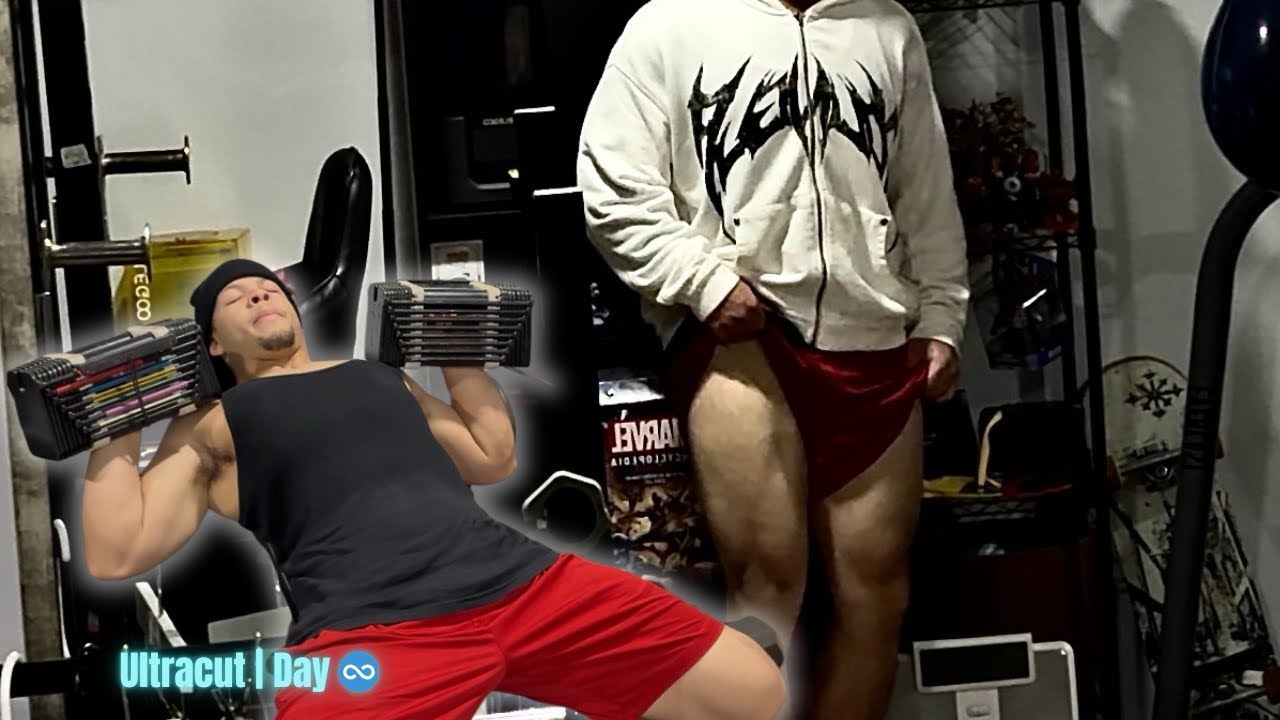 Legs & Light Chest Day | Room/Gym Tour