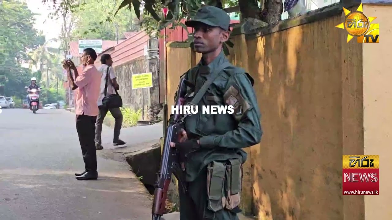 අමෙරිකානු ප්‍රහාරයට ලක් වූ ඉරාන නාවිකයන්ගේ මළ සිරුරු තබා ඇති ගාල්ල ජාතික රෝහල අවට දැඩි ආරක්ෂාවක්