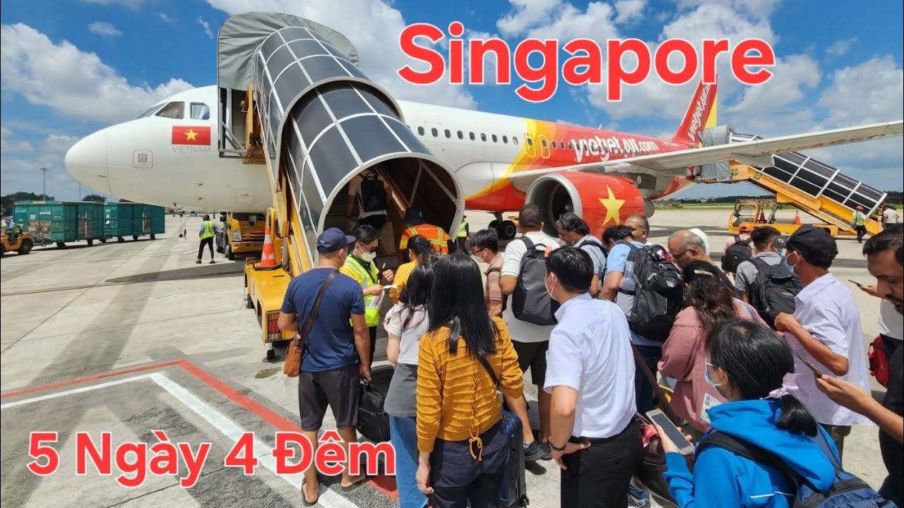 Du Lịch Singapore & Malaysia 5N4D tập 1 Xuất Phát Sân Bay Tân Sơn Nhất Sài Gòn đến Singapore