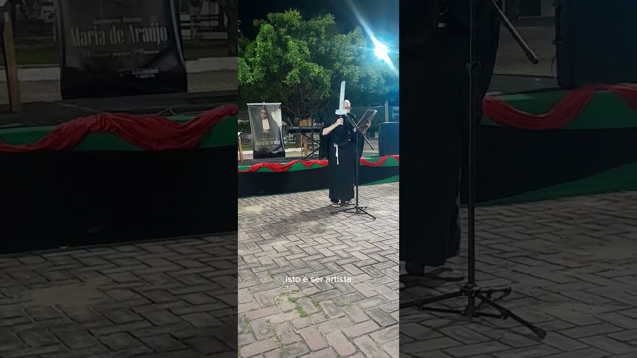 Um Portal para a Arte - Peformance poética de Mazé Sales na 9⁰ edição de Poemas para Maria.