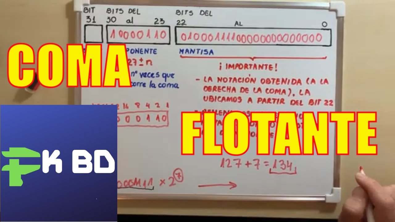 COMA FLOTANTE Paso a Paso (Fácil de entender) - Electrónica Digital - Sistemas Numéricos