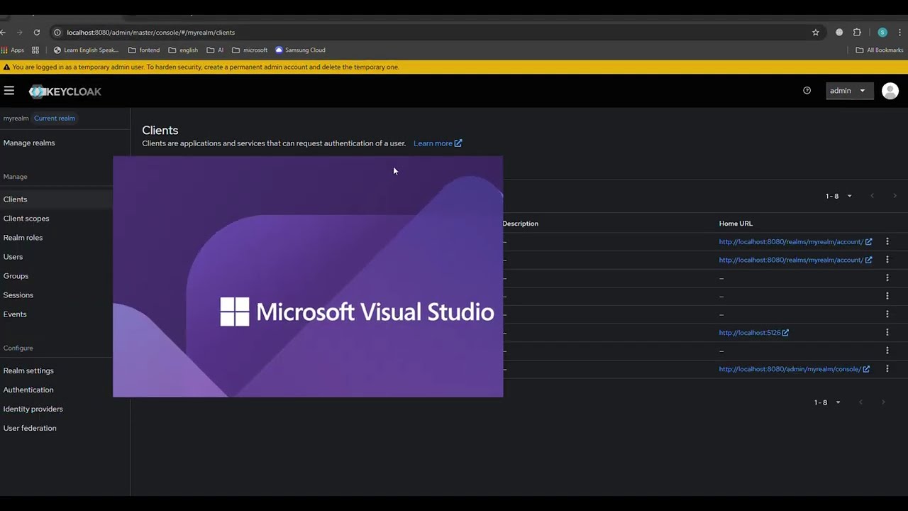 Как защитить ASP.NET Core Web API локально с помощью Keycloak шаг за шагом