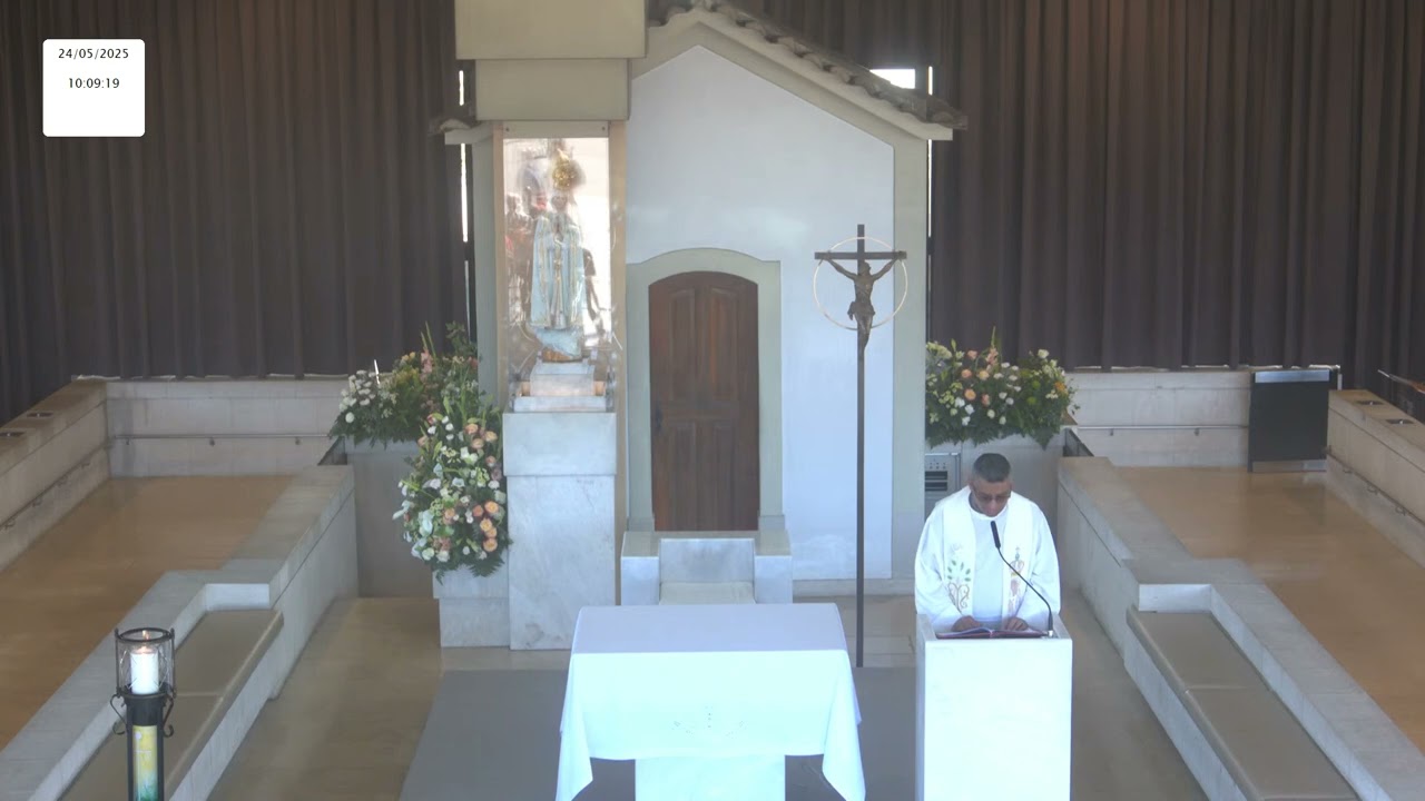 Terço a Nossa Senhora de Fátima desde a Capelinha das Aparições 24.05.2025