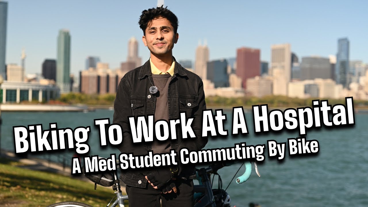Biking To Work At A Hospital