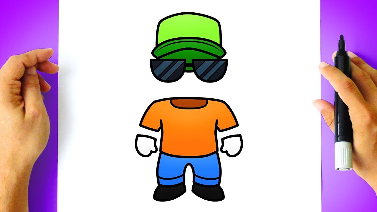 Como DESENHAR o MR INVISIBLE do STUMBLE GUYS