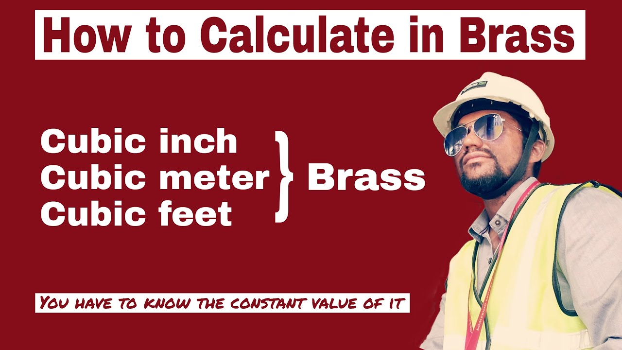 How to measure Sand & Aggregate cubic inch, cubic meter, cubic feet in Brass | Engineering Tactics