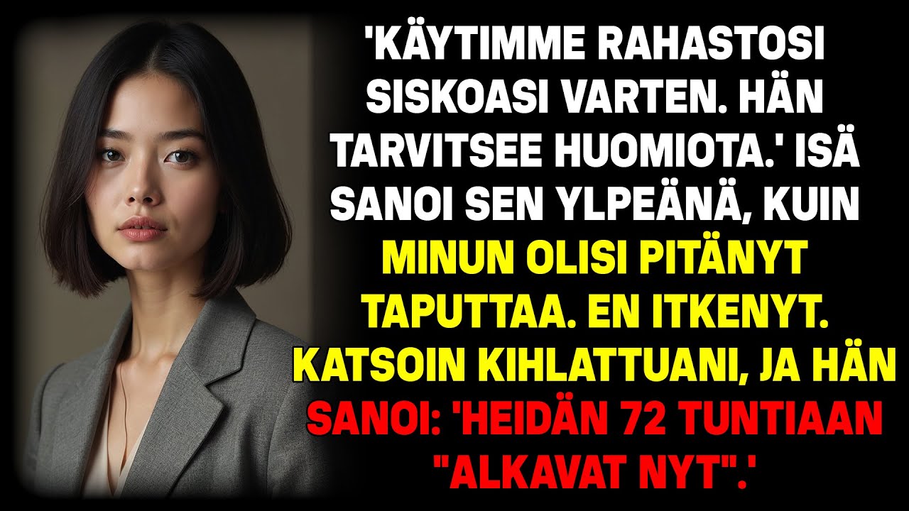 Vanhemmat antoivat häärahani siskolle: 'Hän ansaitsee sen.' Sulhanen antoi heille 72h.