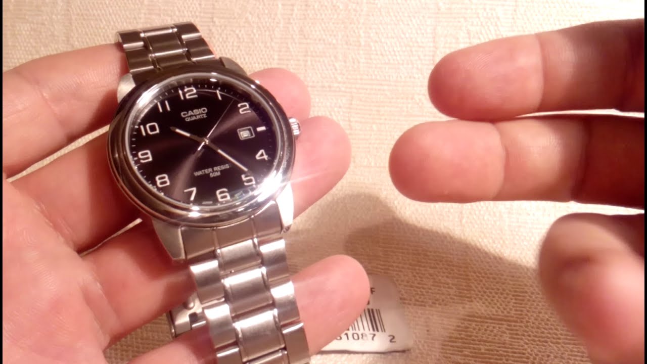 CASIO MTP-1221A-1A НЕРЖАВЕЮЩАЯ СТАЛЬ!!!! И ЖУК... /WATCH STAINLESS STEEL