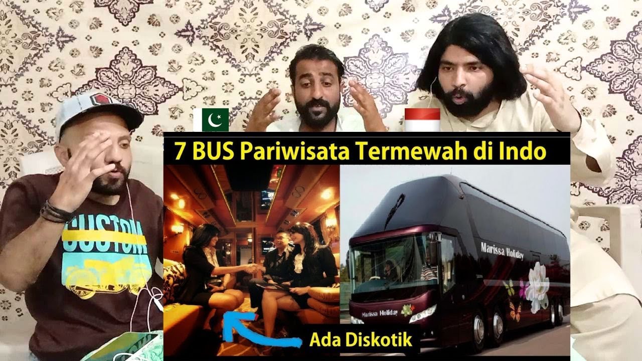 7 BUS Pariwisata Termewah di indonesia | Pakistani Reaksi | D-R-RUE