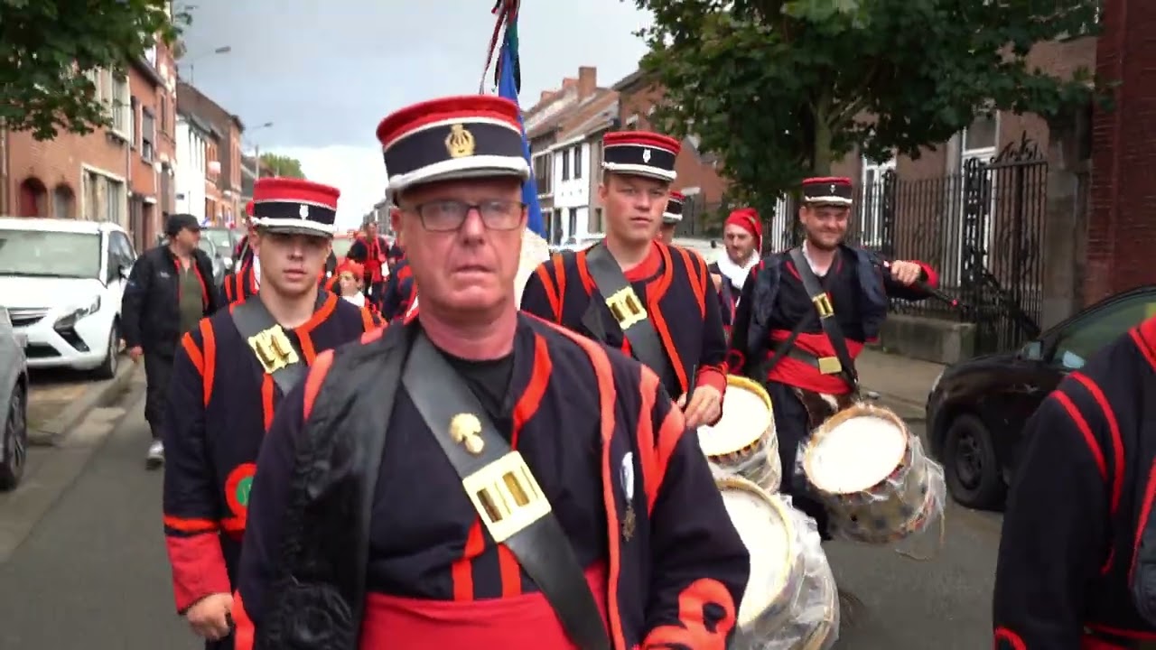 Marche de la Madeleine Jumet 2023 73 17&egrave;me R&eacute;giment Cipayes Fran&ccedil;ais