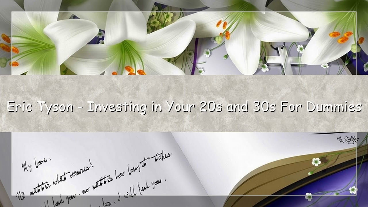 Eric Tyson &ndash; Investing in Your 20s and 30s For Dummies | Audiobook in English