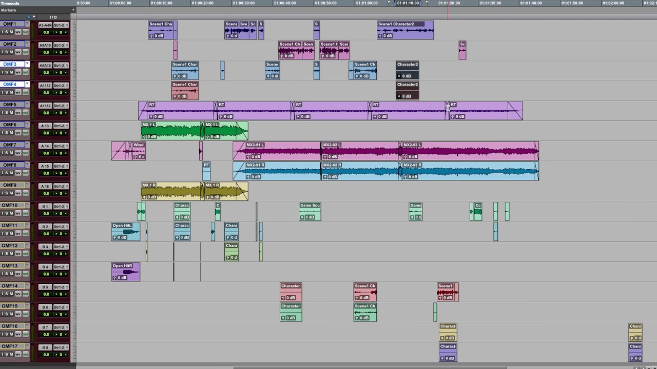 Creating an OMF or AAF File