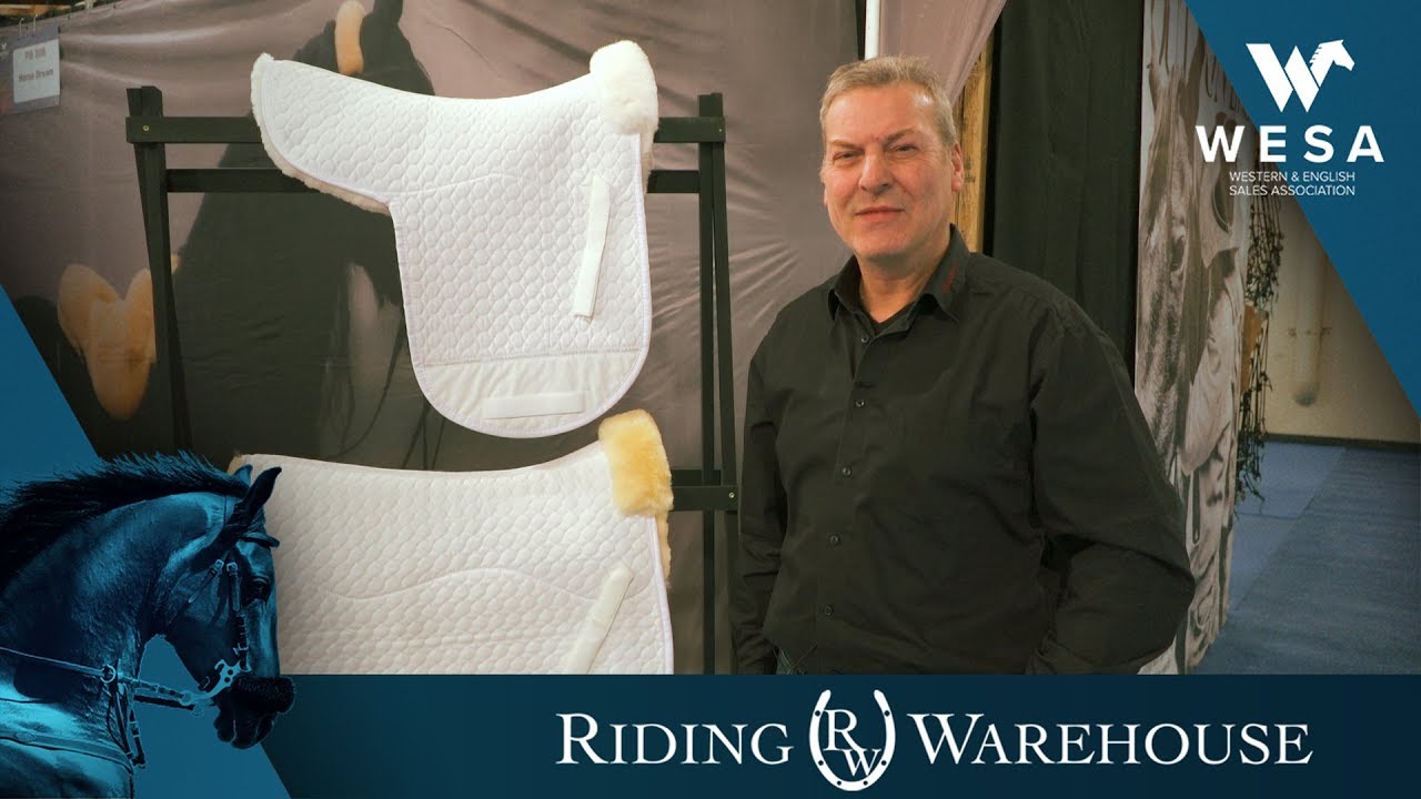 Horsedream Sheepskin Dressage Pads with Riding Warehouse | WESA 2019