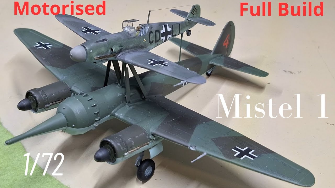 Motorised Italeri Mistel 1  1/72 scale