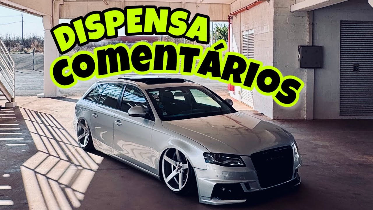 AUDI A4AVANT COM PARACHOQUE RS + SUSPENSÃO AR E ARO20 STR SUPER CÔNCAVAS 