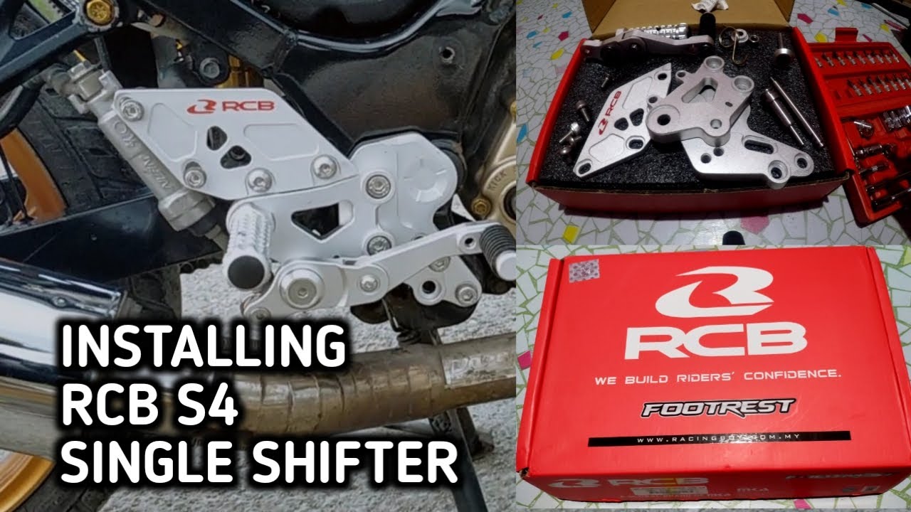 INSTALLING RCB S4 SINGLE SHIFTER | Franzine Motovlog