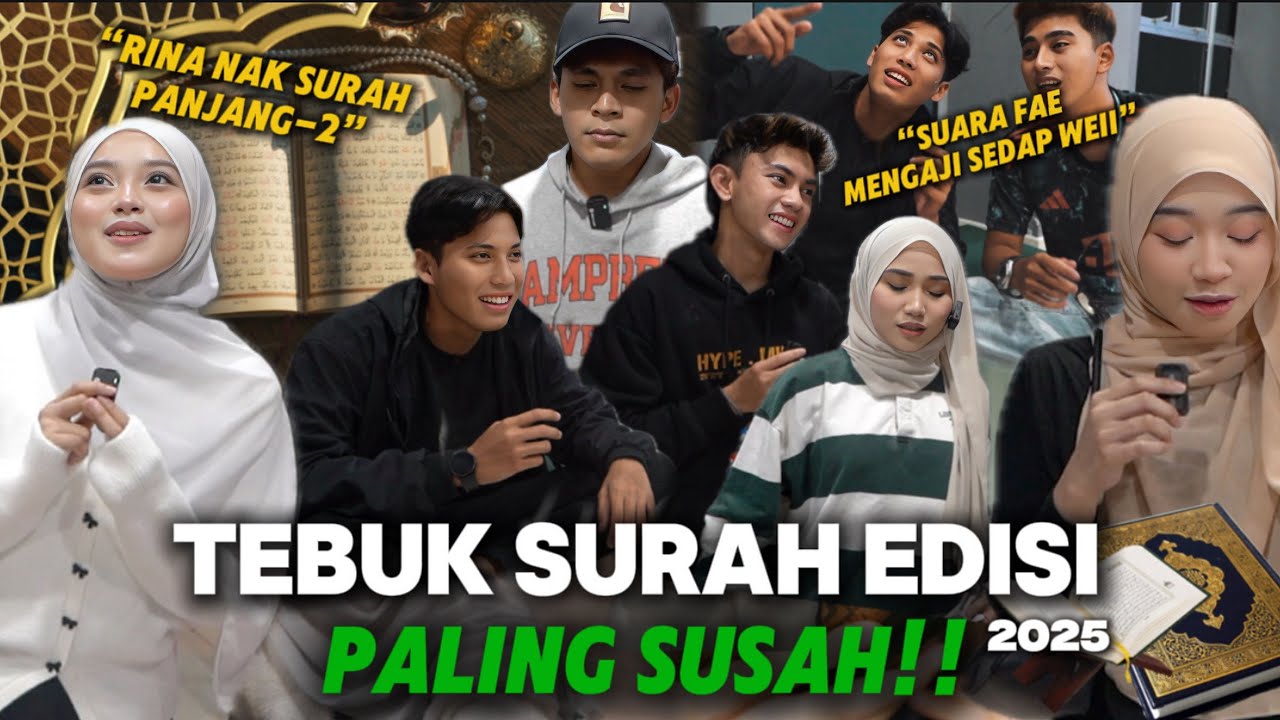 TEBUK SURAH 2025 !! TALENT BARU KENA MENGAJI