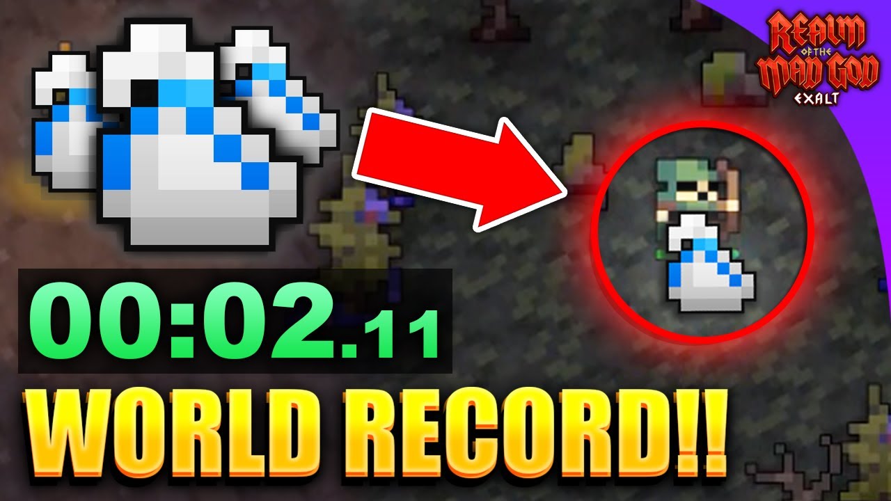 *WORLD RECORD* Fastest Whitebag EVER In RotMG History? | RotMG WTF & Funny Moments!