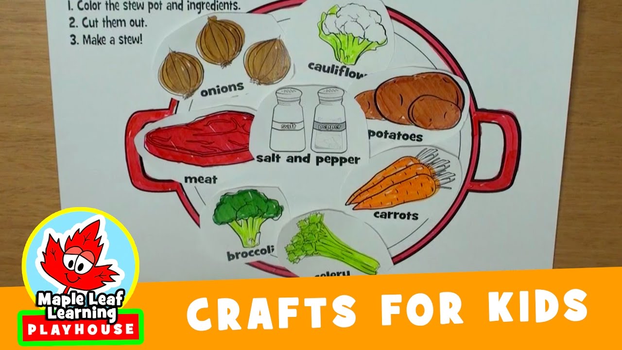 Stew Craft for Kids | Maple Leaf Learning Playhouse