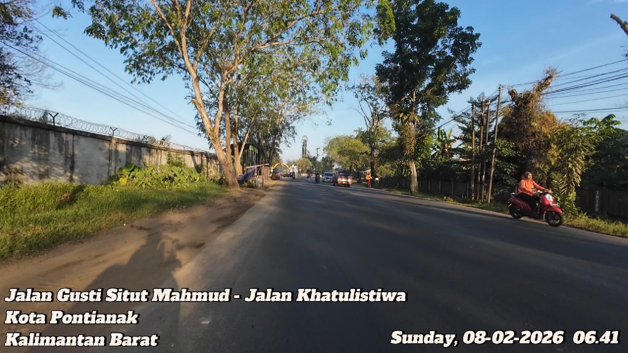 Morning Drive – Jl. Gusti Situt Mahmud to Khatulistiwa, Pontianak, Kalbar | 08-02-2026 06.41