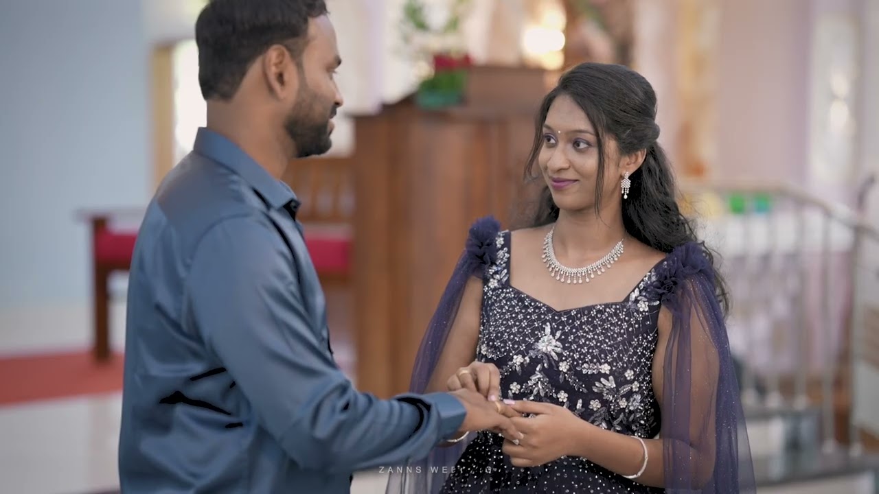 Dr. Jinsfin + Dr. Sona Engagement Highlights | Tamil Christian Engagement 2024 | Zanns Weddings