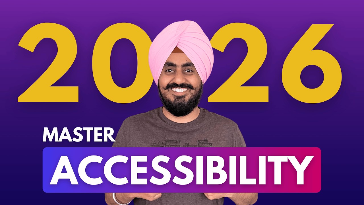 If I Started Web Accessibility From Scratch in 2026, I&rsquo;d Do This
