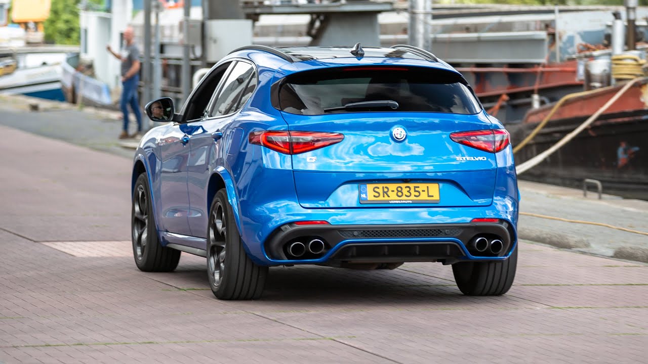 Alfa Romeo Stelvio Quadrifoglio - Launch Controls & Acceleration Sounds !
