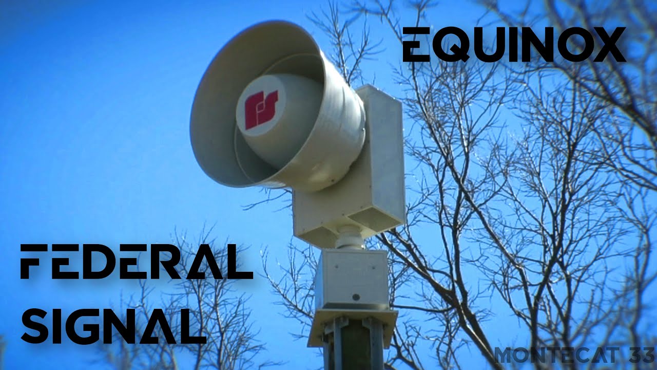 Fort Atkinson Federal Signal Equinox Siren Test, 3/6/2024