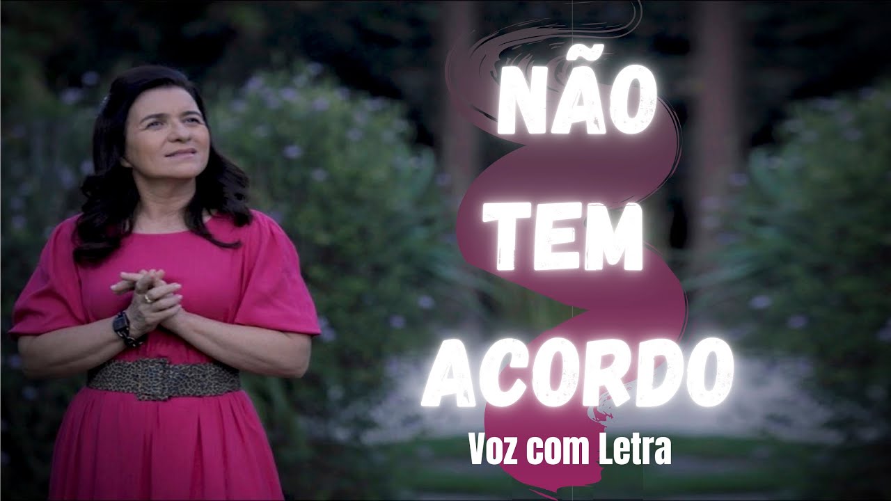 Eliã Oliveira - Não tem acordo Voz com letra