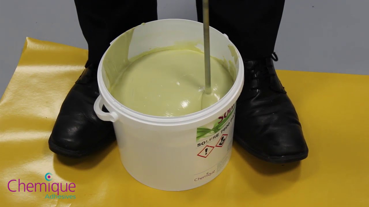 Solfre 7600 - Two Component Polyurethane adhesive - How to mix and apply