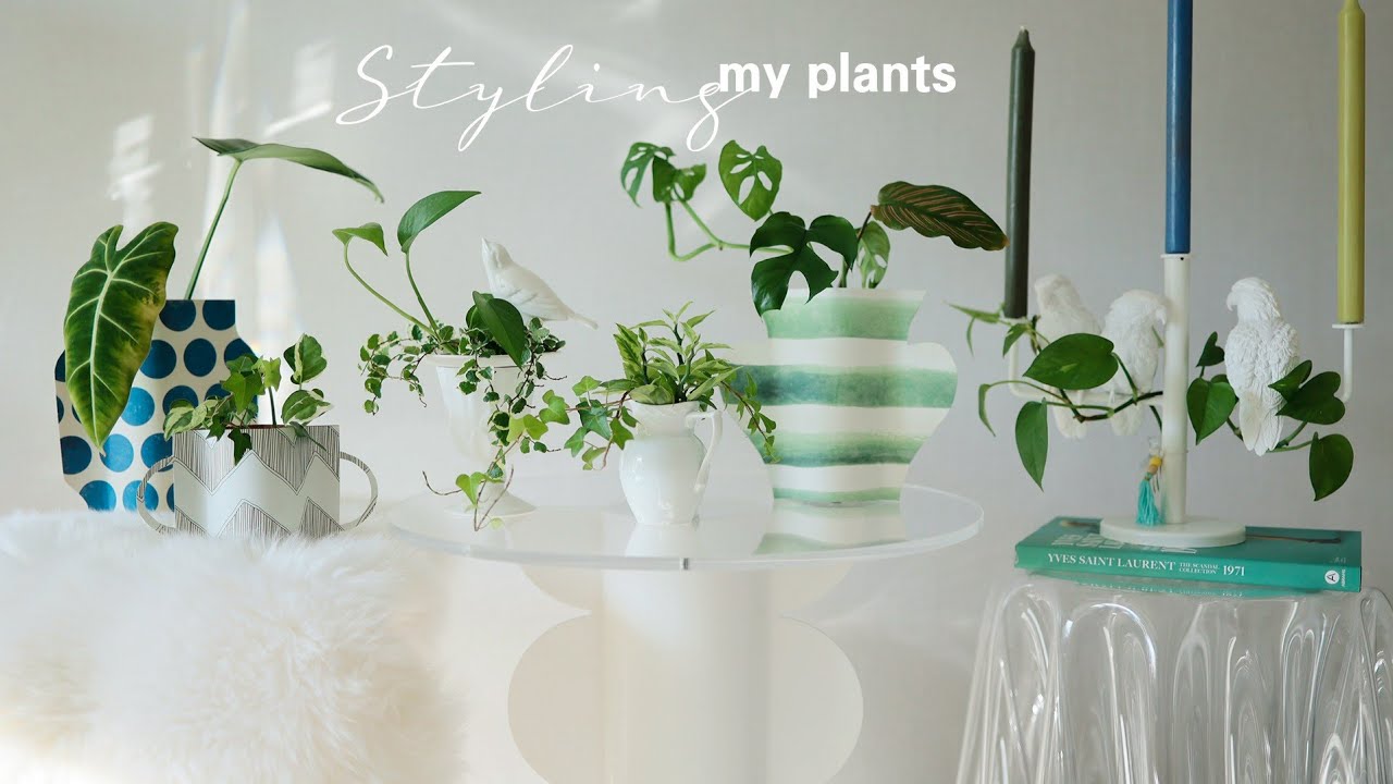 Создание растительных композиций с дизайнерской идеей💚DIY для гидропоники (икебана/ бумажные вазы)