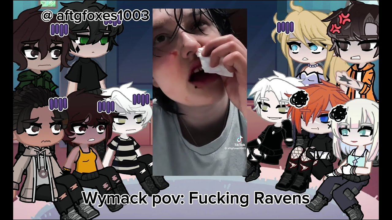 Foxes react to Raven Neil (My AU) Finished | Angst | SA Warning | Andriel