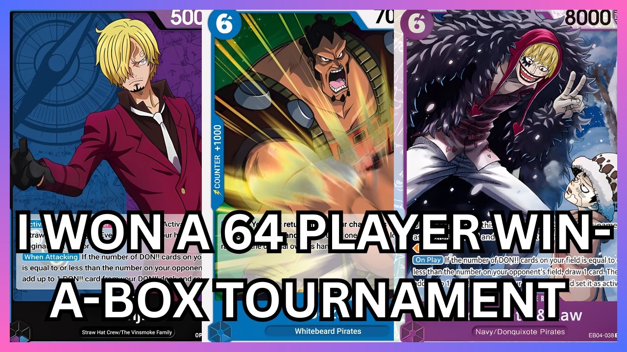 [OP14] UP Sanji with Jozu and Rosi wins it all! Chinoize Cup Win-A-Box Tournament.
