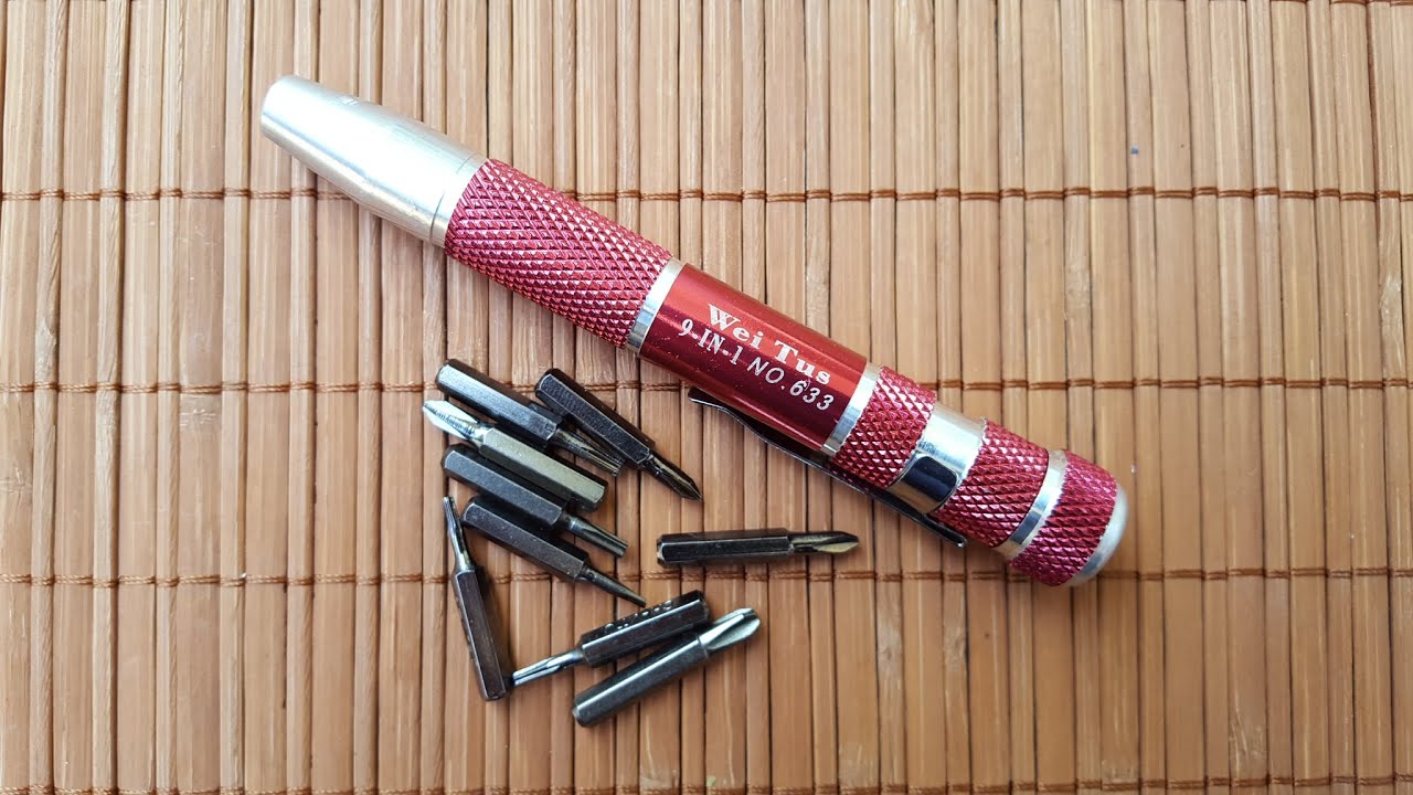 Gearbest Unboxing: WEITUS 9 in 1 Portable Screwdriver