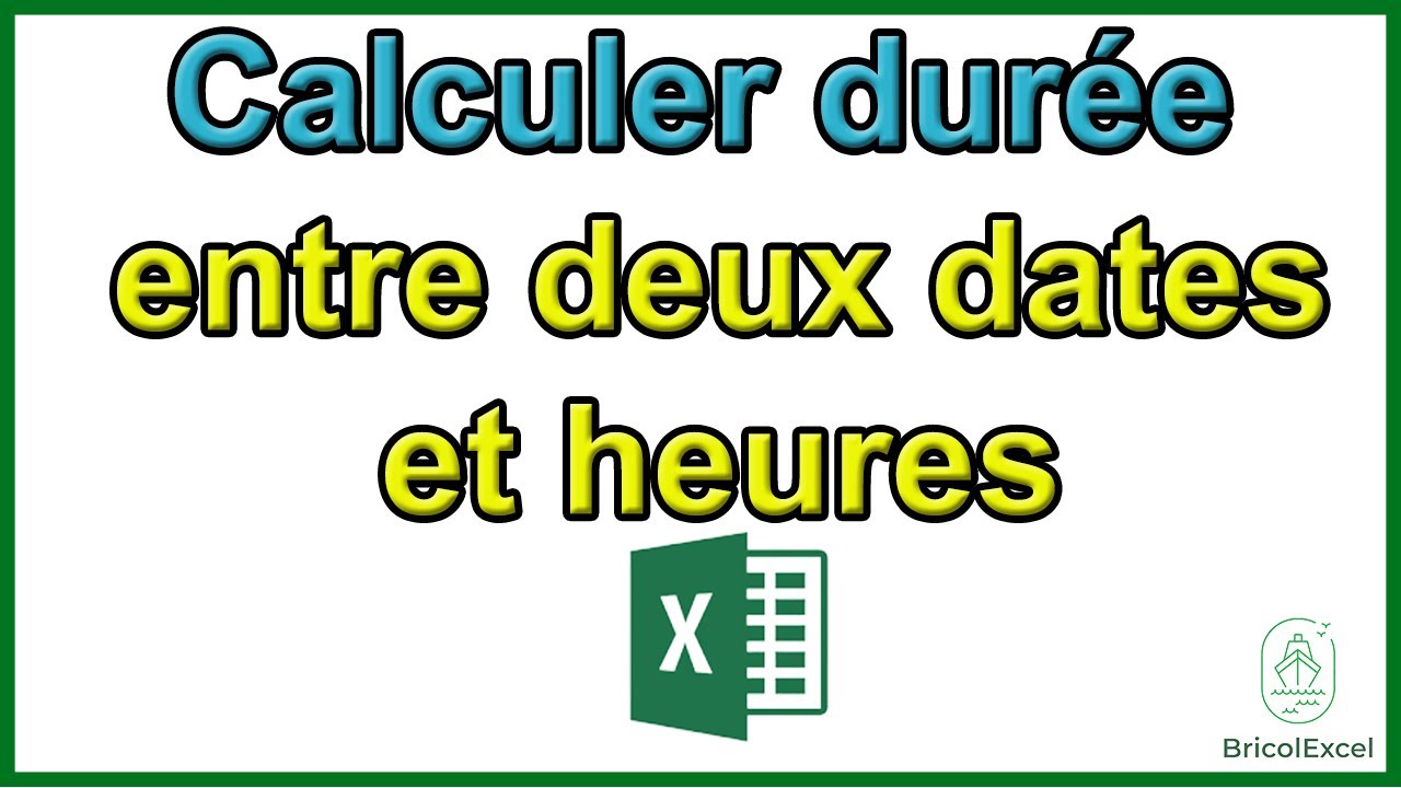 Comment calculer dur&eacute;e entre deux dates et heures sur Excel