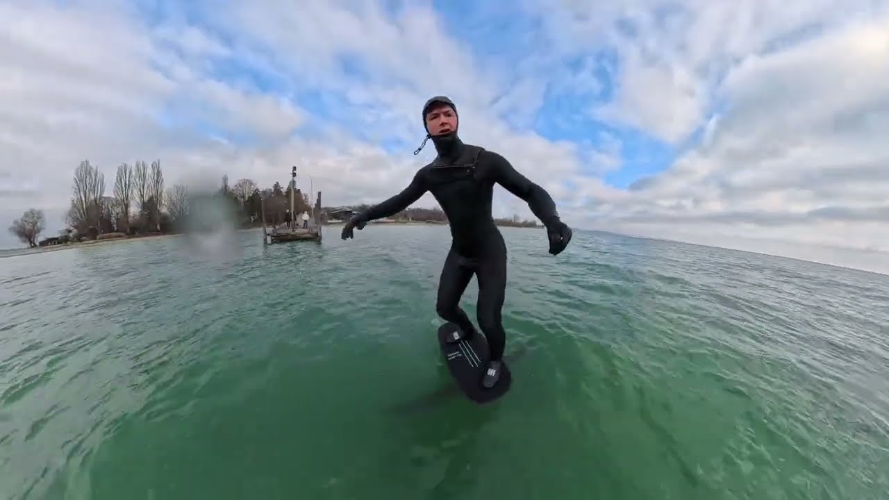 First Surf Foil Session