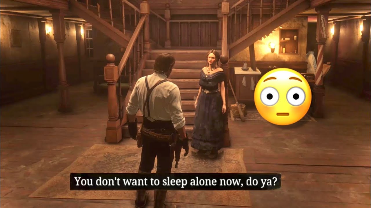 RDR2 Saloon Girls Say WILD Things to Arthur 😳